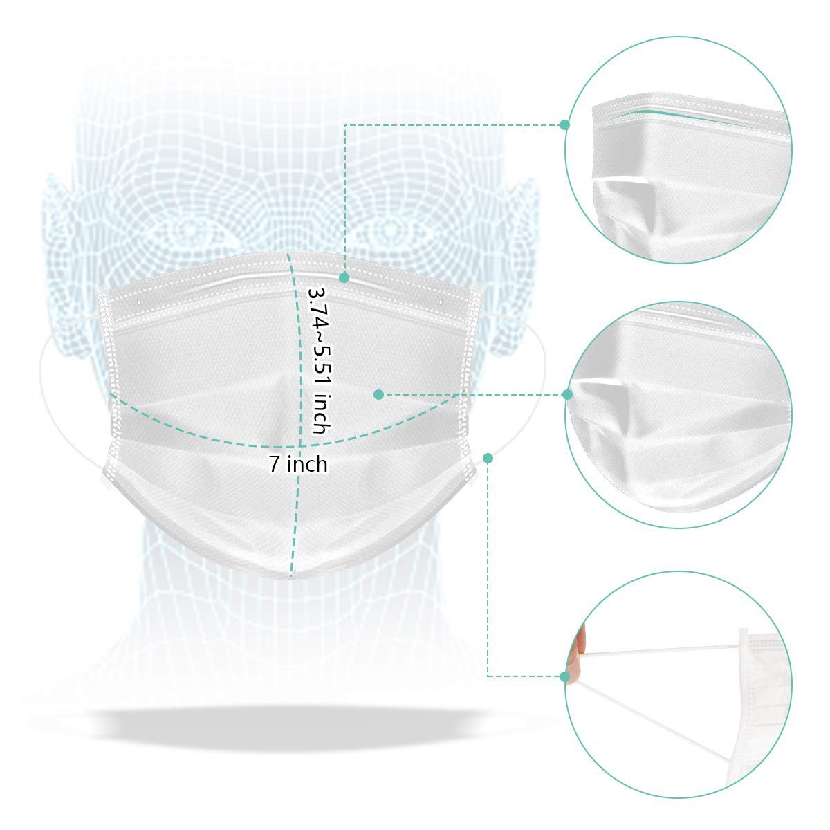 disposable white face mask disposable white face mask
